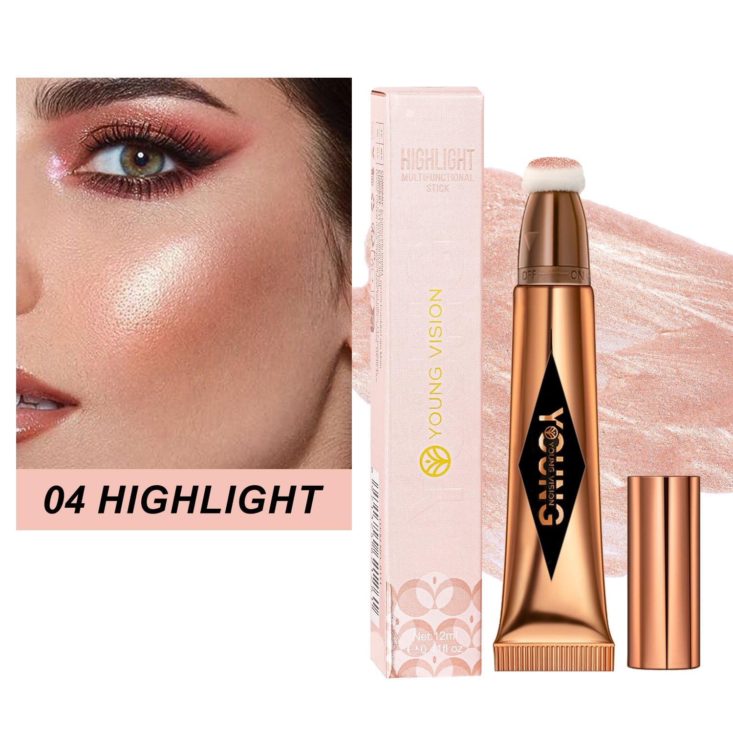 Blush-highlighter réparateur coussin d'air