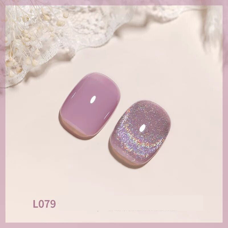Vernis à ongles œil de chat laser coloré