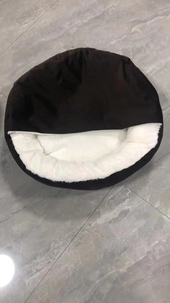 Couverture pour animaux de compagnie, couette, lit de sommeil profond pour chat, nid de chien