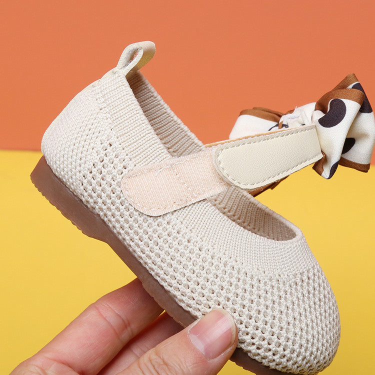 Chaussures en maille à semelle souple pour bébé