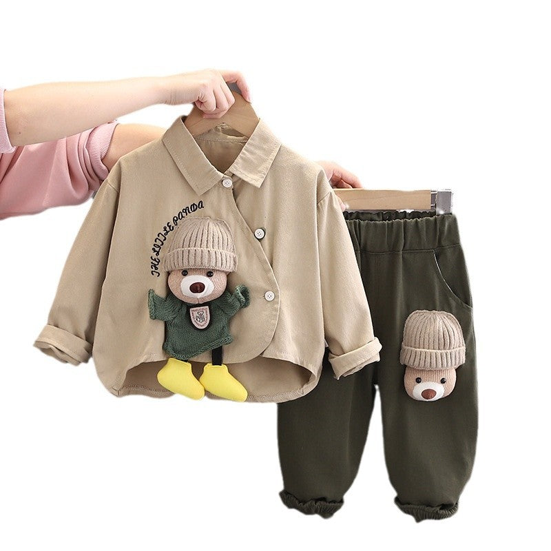 Baby Western Style Fashion Spring Clothing Suit