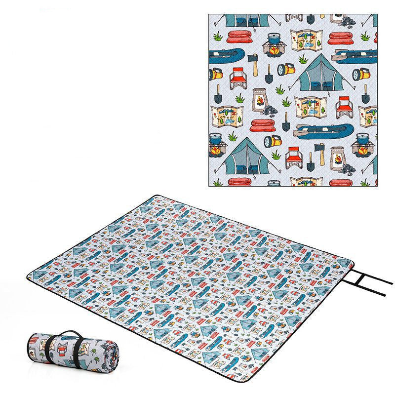 Outdoor Picnic Mat And Portable Cloth Waterproof Thickened And Moisture-proof