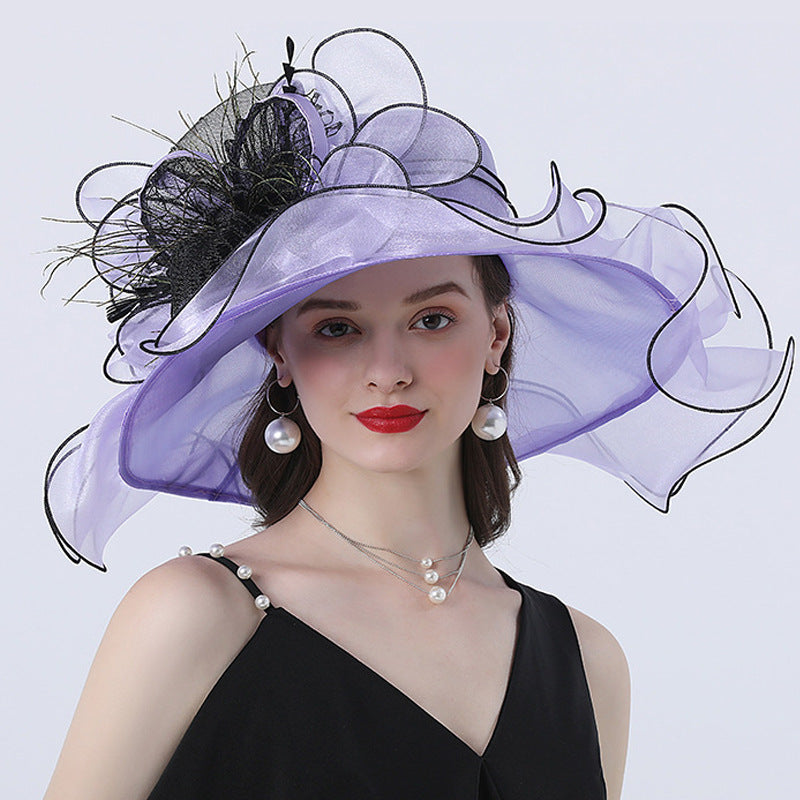 European And American Street Shooting Flower Sun Hat Fashion Personality