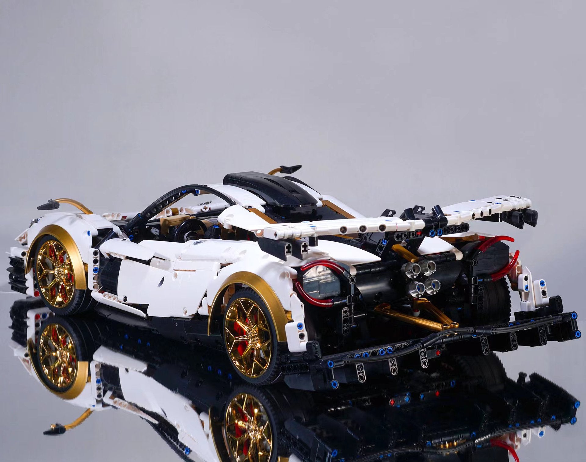 Assembled Sports Car Building Blocks Toy Suit