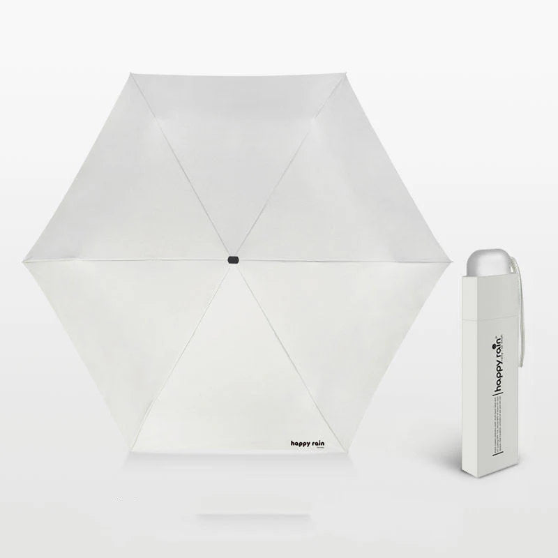 Mini Slim Automatic UV Umbrella With 6 Ribs