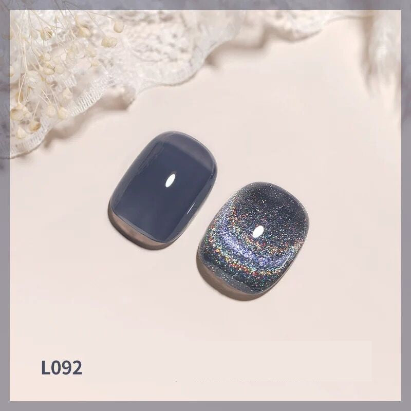 Vernis à ongles œil de chat laser coloré