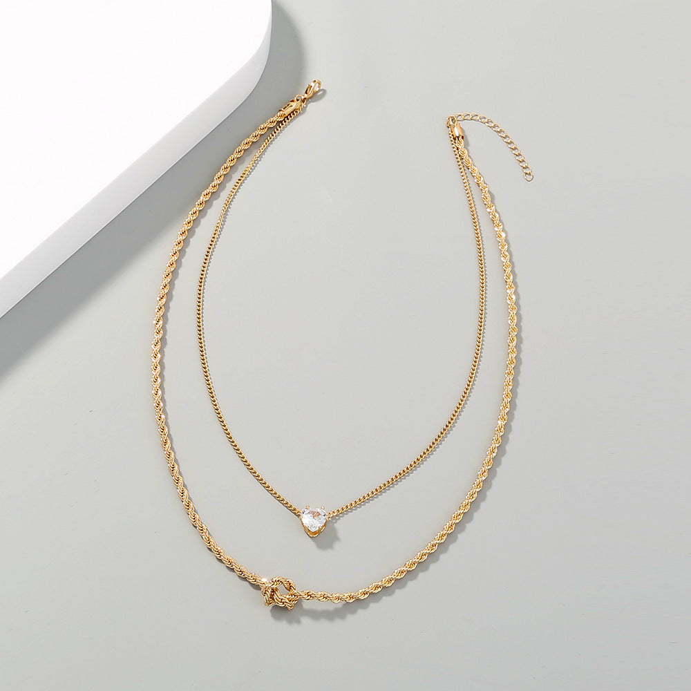 Un sens du design de niche de colliers multicouches coupe-vent