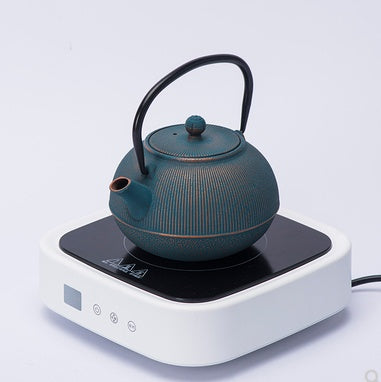 Cast iron teapot