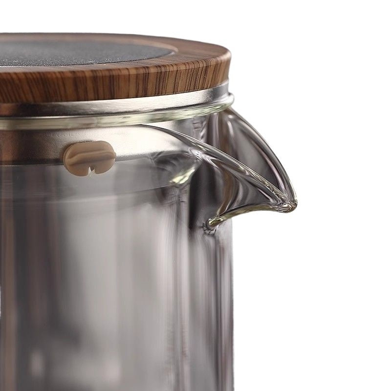 Élégante théière à séparation eau-thé domestique