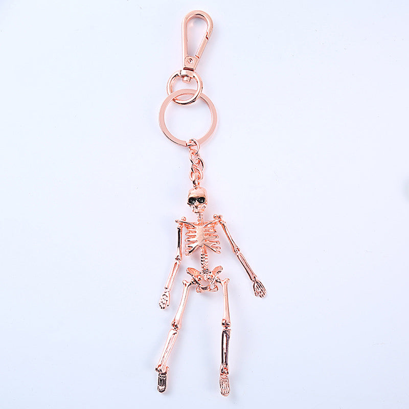 Mobile skeleton keychain