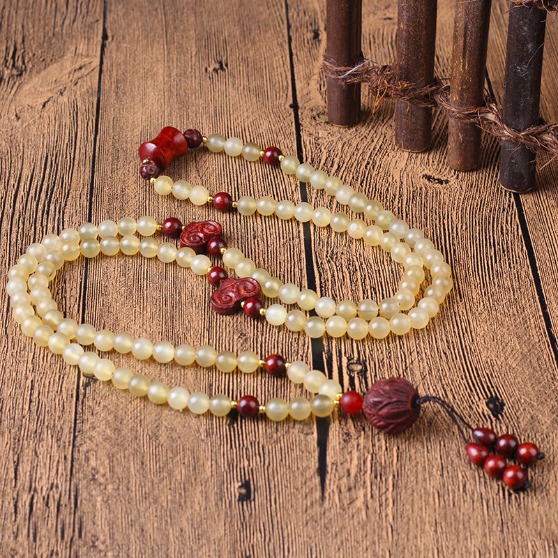 Wind horns 108 men and women bead bracelets