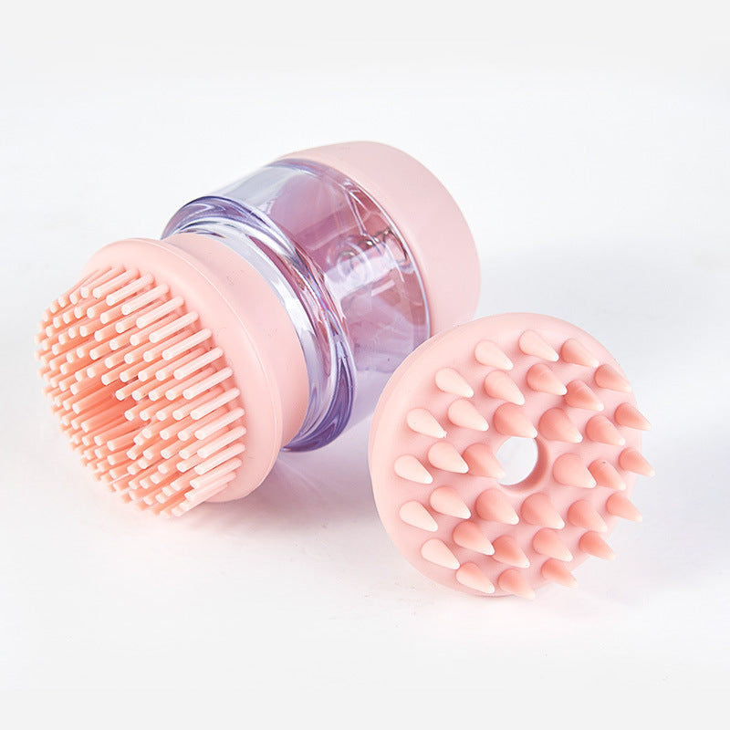 Brosse de massage multifonctionnelle pour le bain des animaux de compagnie