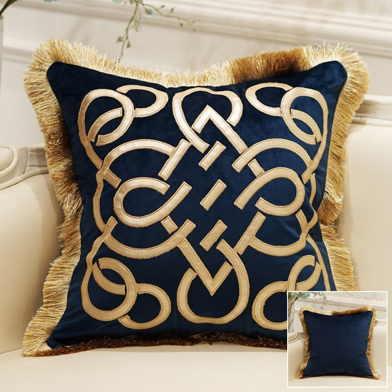 Flannel sofa pillowcase