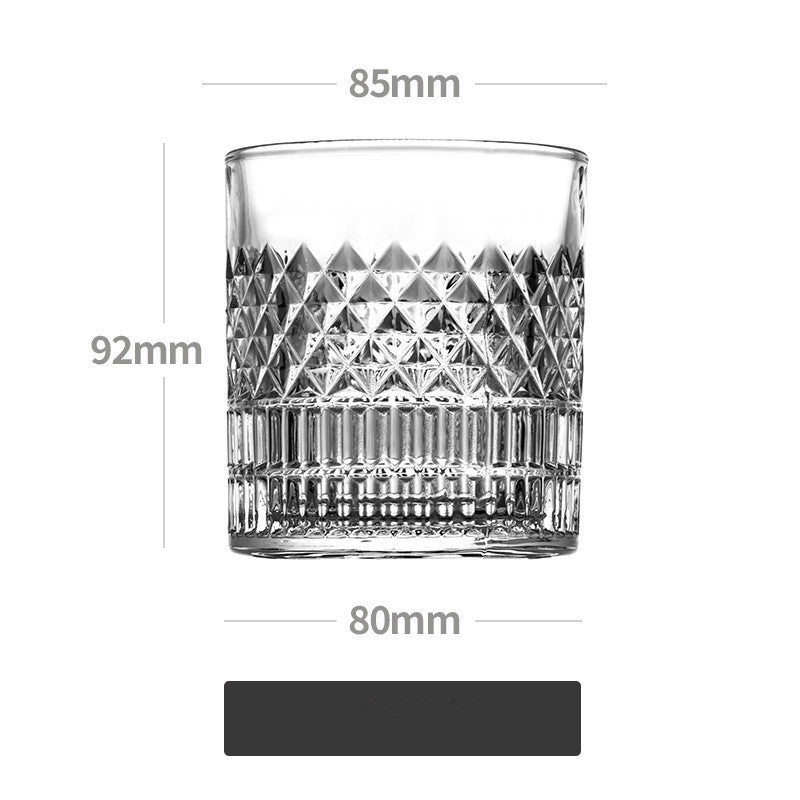 Tasse créative en verre à relief, tasse à thé transparente pour la maison