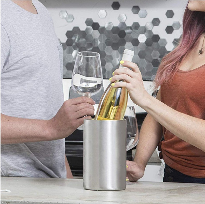 Double deck home bar beer wine cooler ice bucket