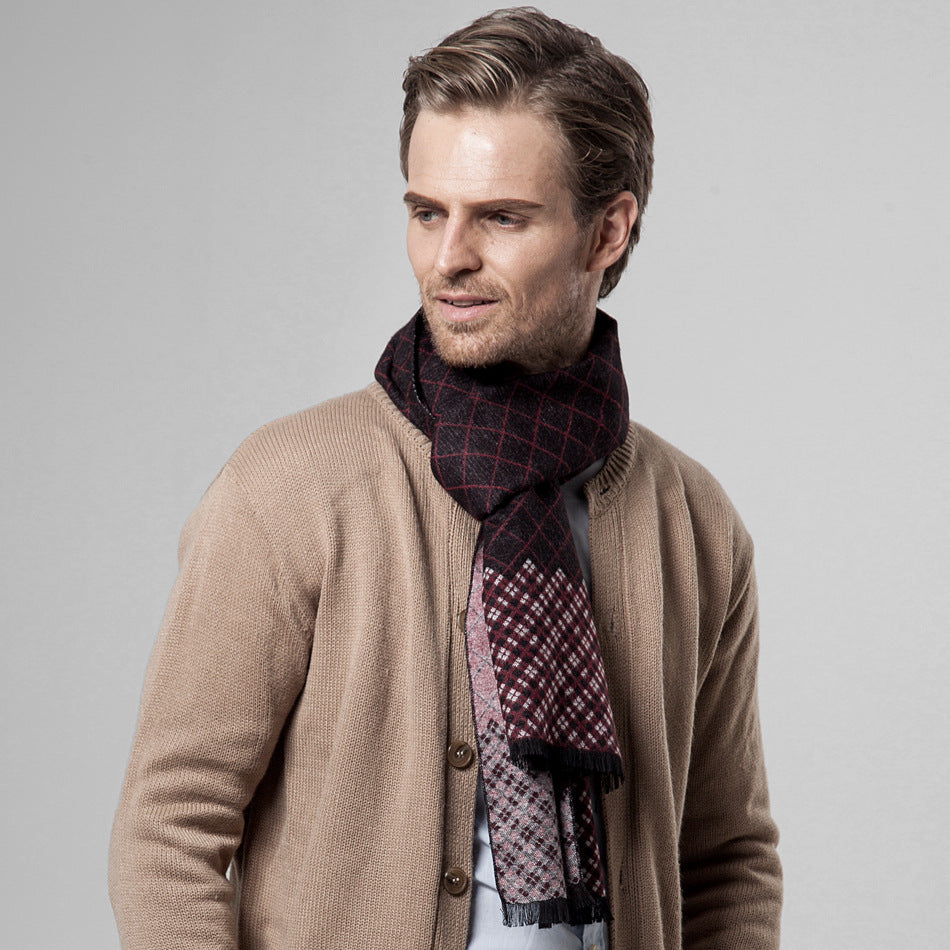 Écharpe homme automne hiver
