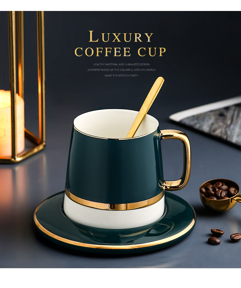 Tasse à café nordique en céramique de luxe