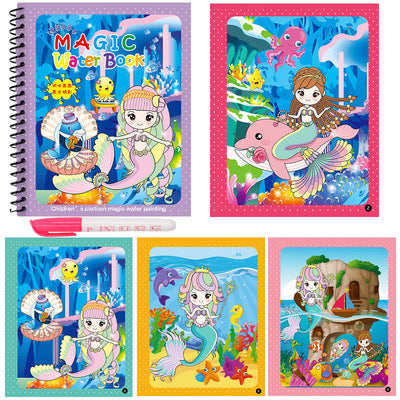 Children's Handmade Creative Magic Magic Water Painting Book