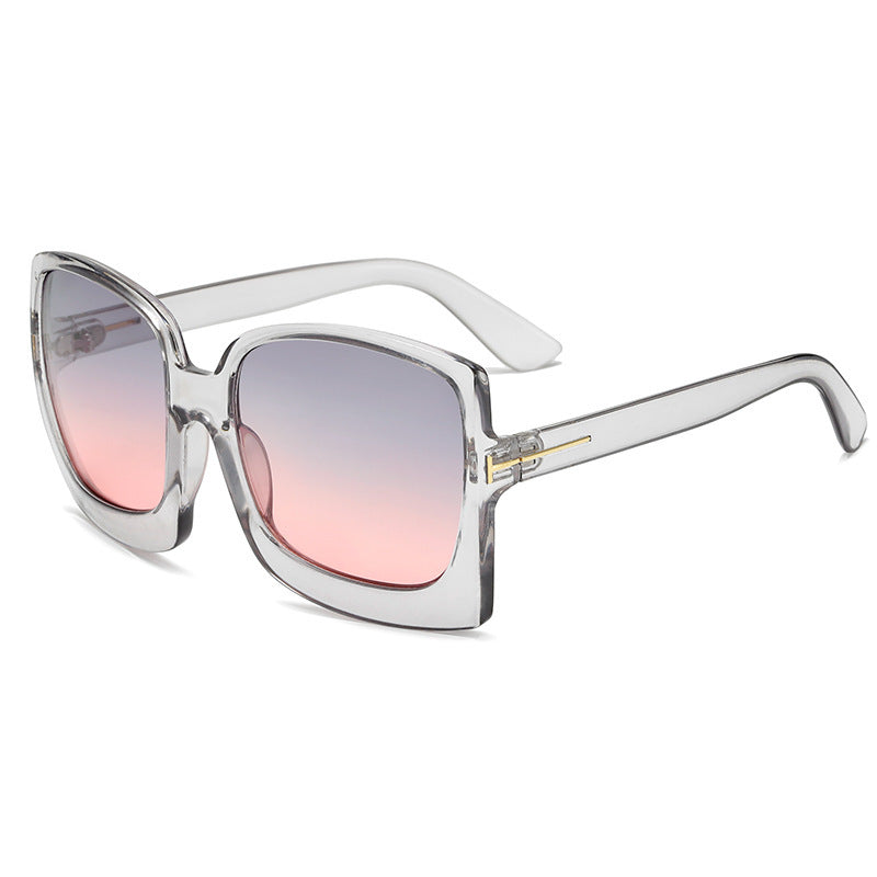 Lunettes de soleil léopard grande monture