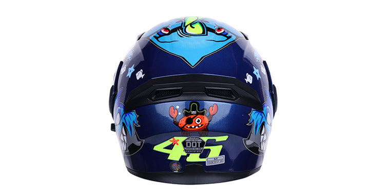 Casque de moto de course