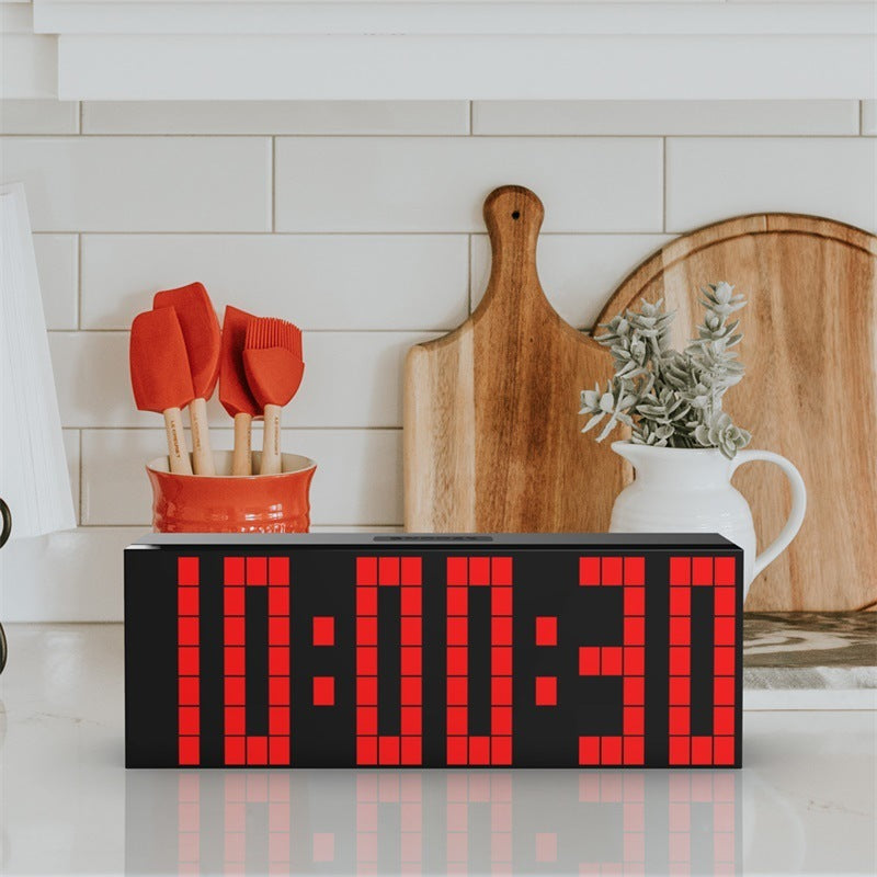LED fashion digital silent luminous electronic alarm clock