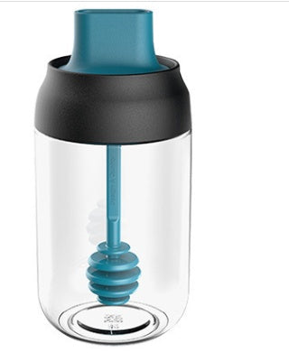 Bocal à épices en verre de cuisine avec cuillère et couvercle 250ML
