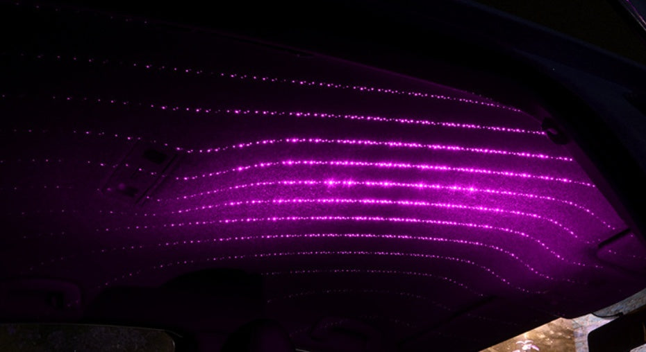 Lumière d'ambiance de toit de ciel étoilé de voiture