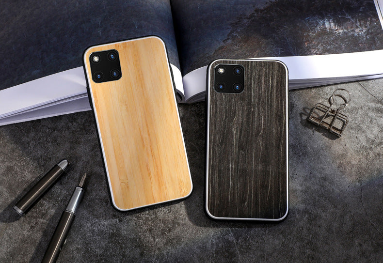 Coque de téléphone compatible en bois massif