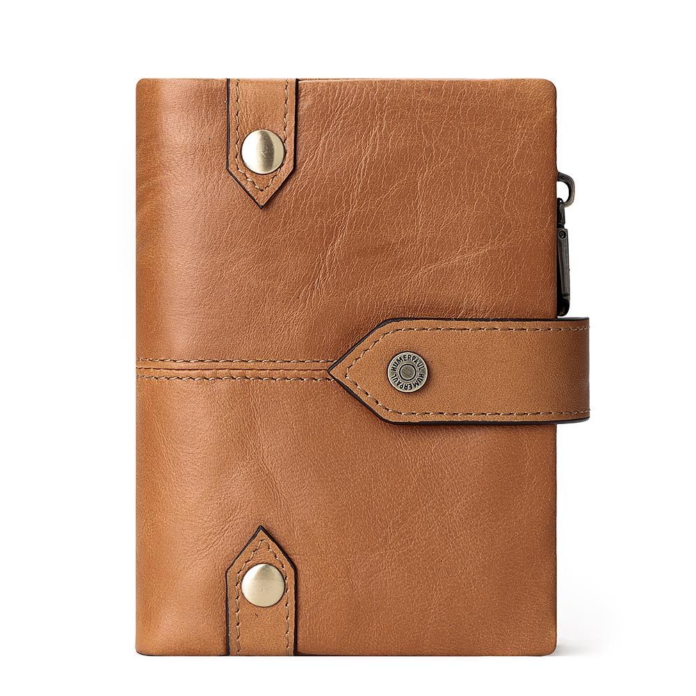 Portefeuille en cuir à la mode pour hommes et femmes