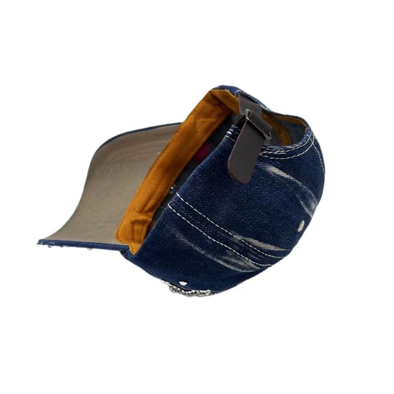 Summer Women's Peaked Cap Rhinestone Baseball Cap All-matching Sun-proof