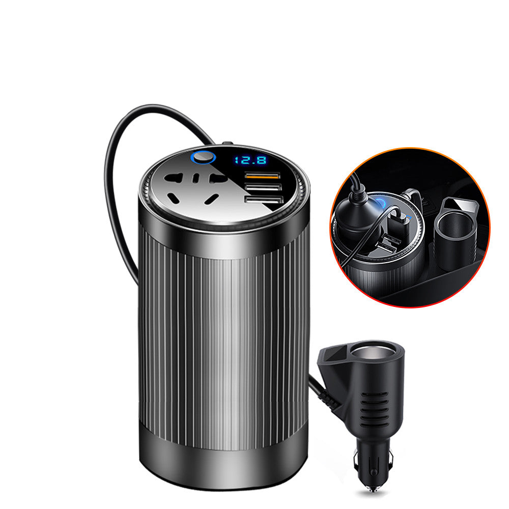 Chargeur onduleur de voiture multifonctionnel