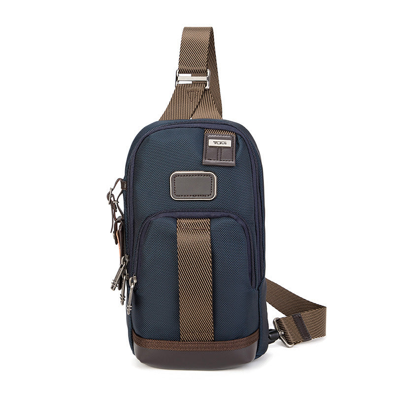 Sac de poitrine pour homme en nylon, sac à bandoulière, mode décontractée