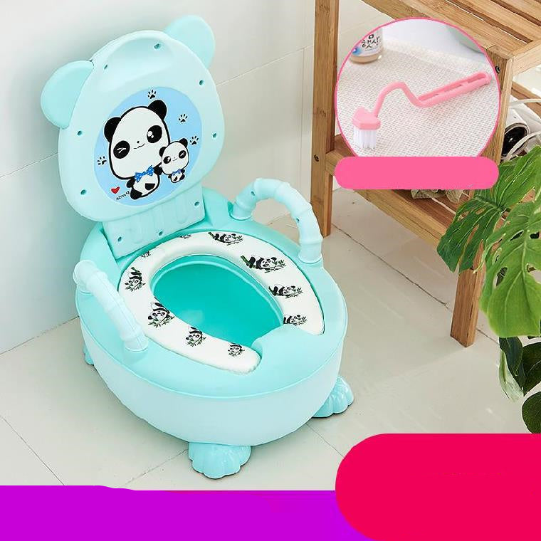 Male Baby Sits On A Toilet Special For Children''s Artifact