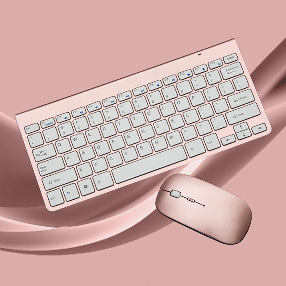 Ensemble clavier et souris sans fil 2.4G direct silencieux