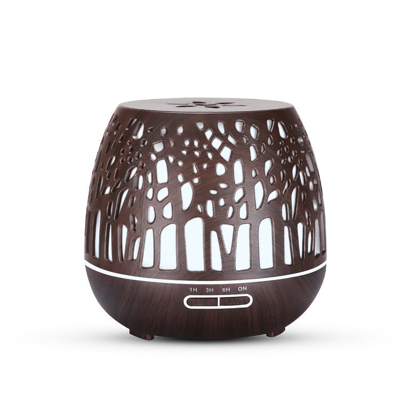 Room essential oil aroma diffuser hollow colorful ultrasonic humidifier