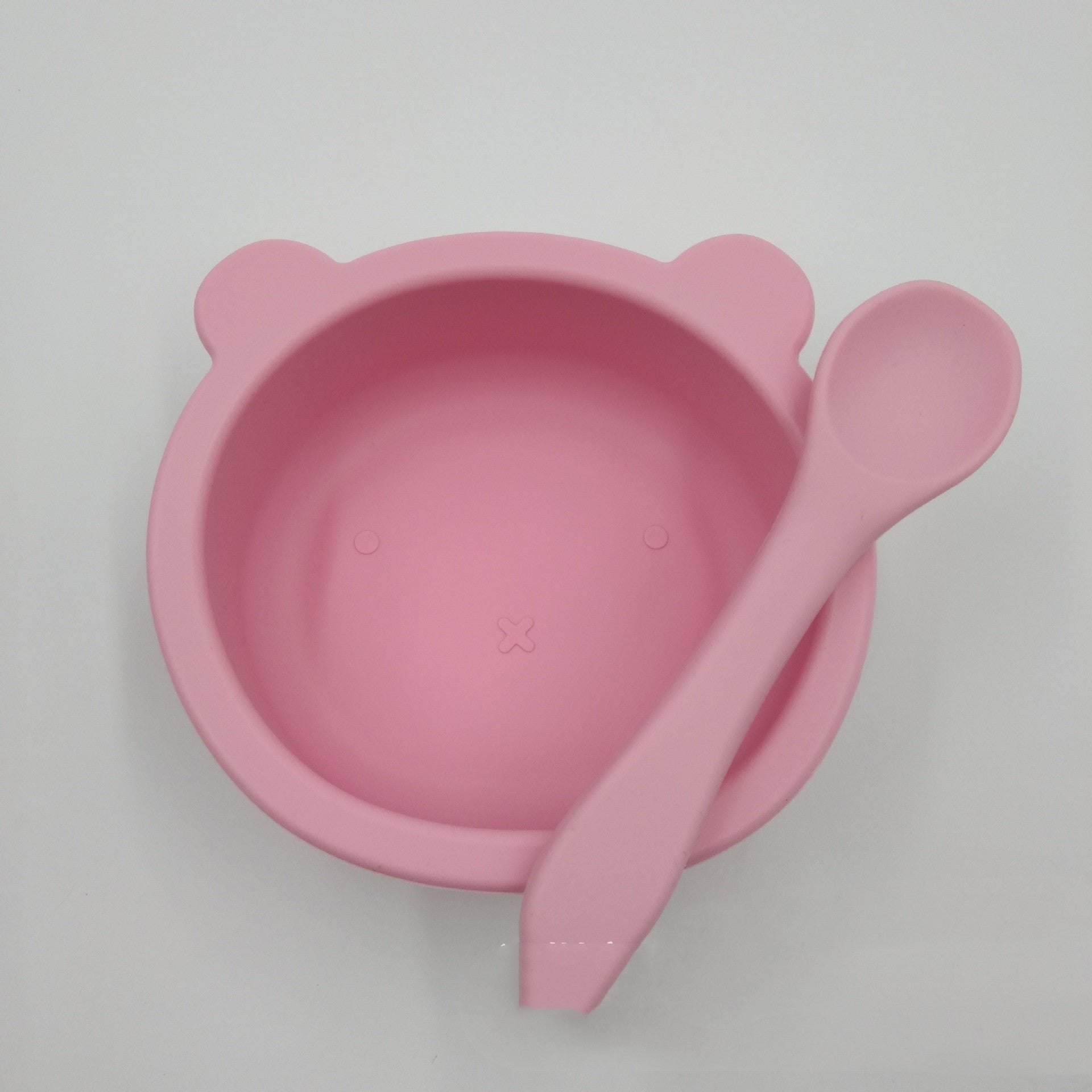 Suction Cup Anti-fall Bear Silicone Baby Bowl Complementary Food Bowl Children Feeding Tableware