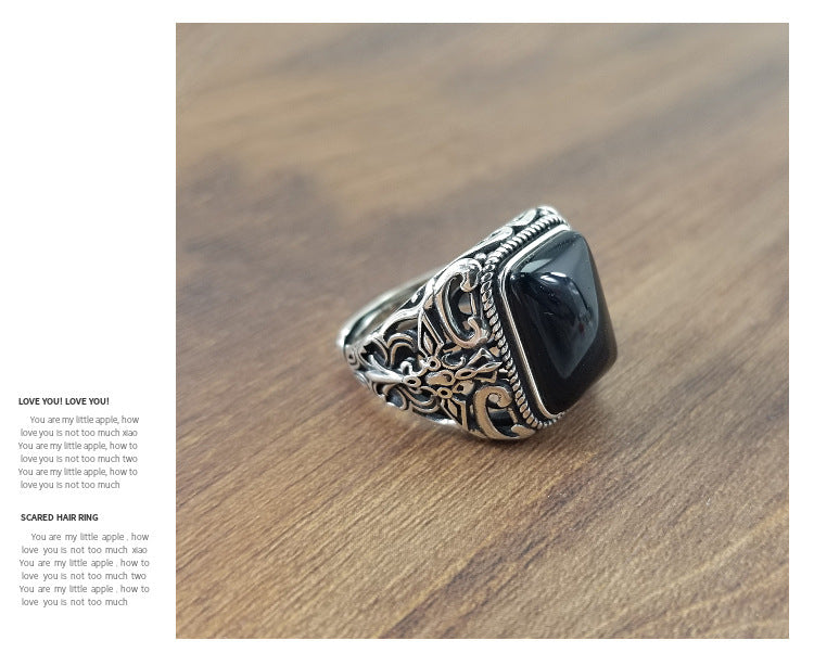 Bague en argent sterling 925 pour homme