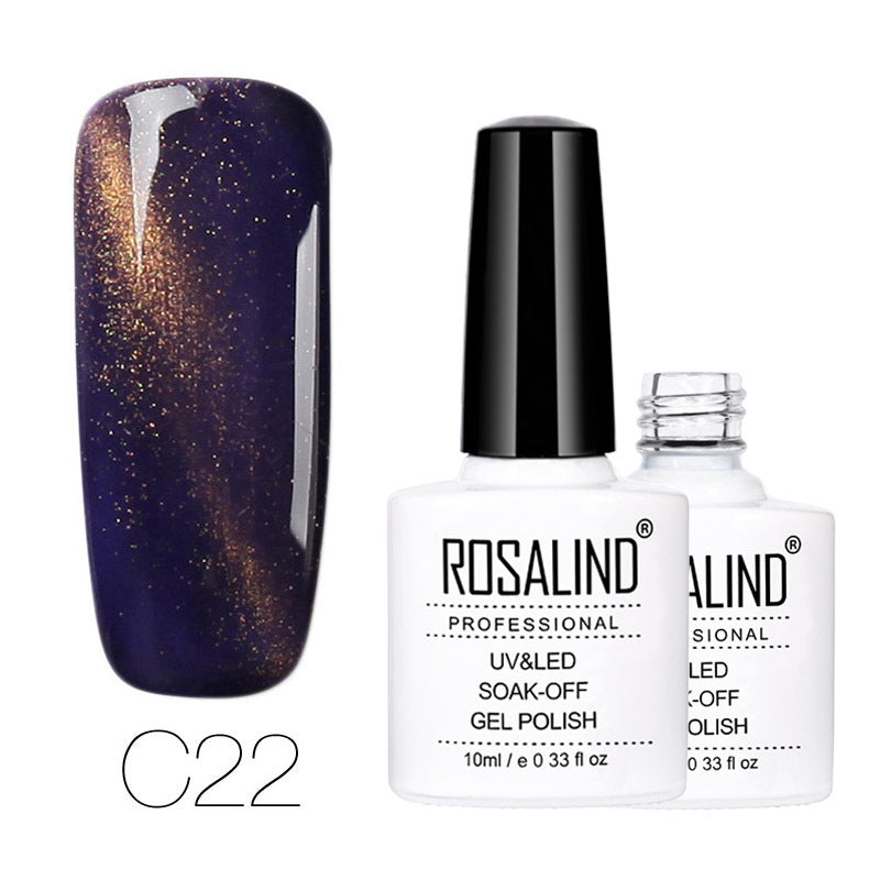 Vernis à ongles gel photothérapie effet œil de chat 30 couleurs