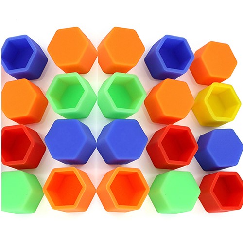 Cache-écrous de roue de voiture en silicone Capuchons de boulons extérieurs de jantes de voiture