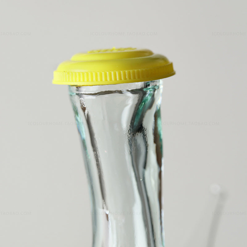 Pot d'assaisonnement et d'huile de cuisine en verre de protection environnementale moderne