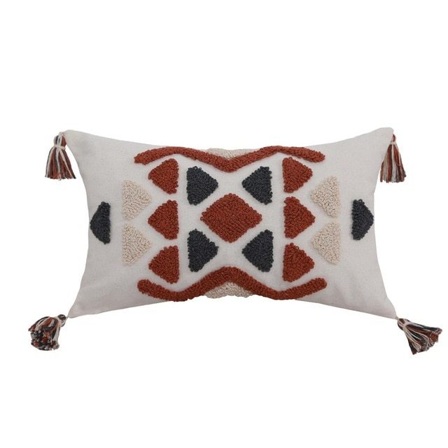 Geometric waist pillow sofa back cushion