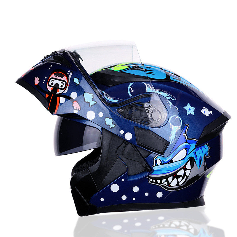 Casque de moto de course