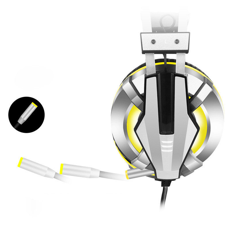 Casque de jeu lumineux sur l'oreille