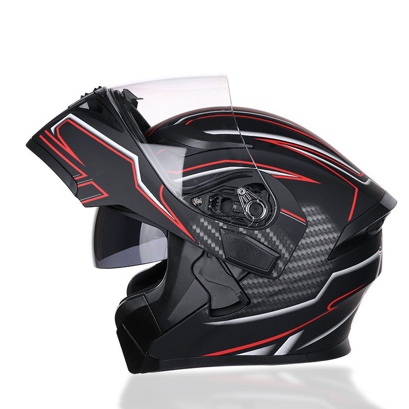 Casque de moto de course
