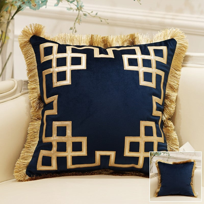 Flannel sofa pillowcase