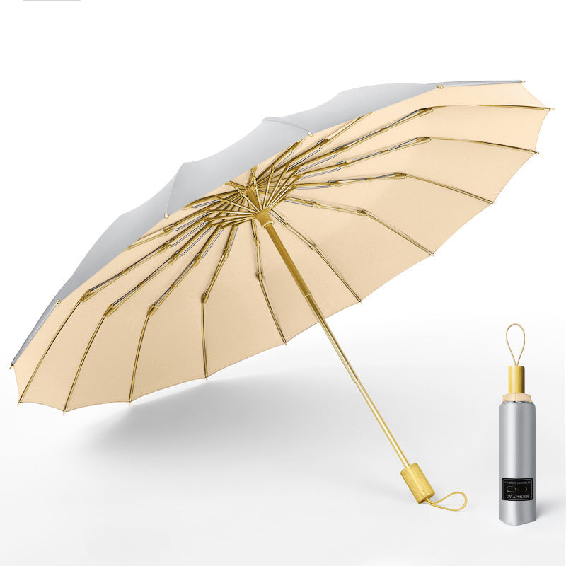 Parapluie pliant double usage