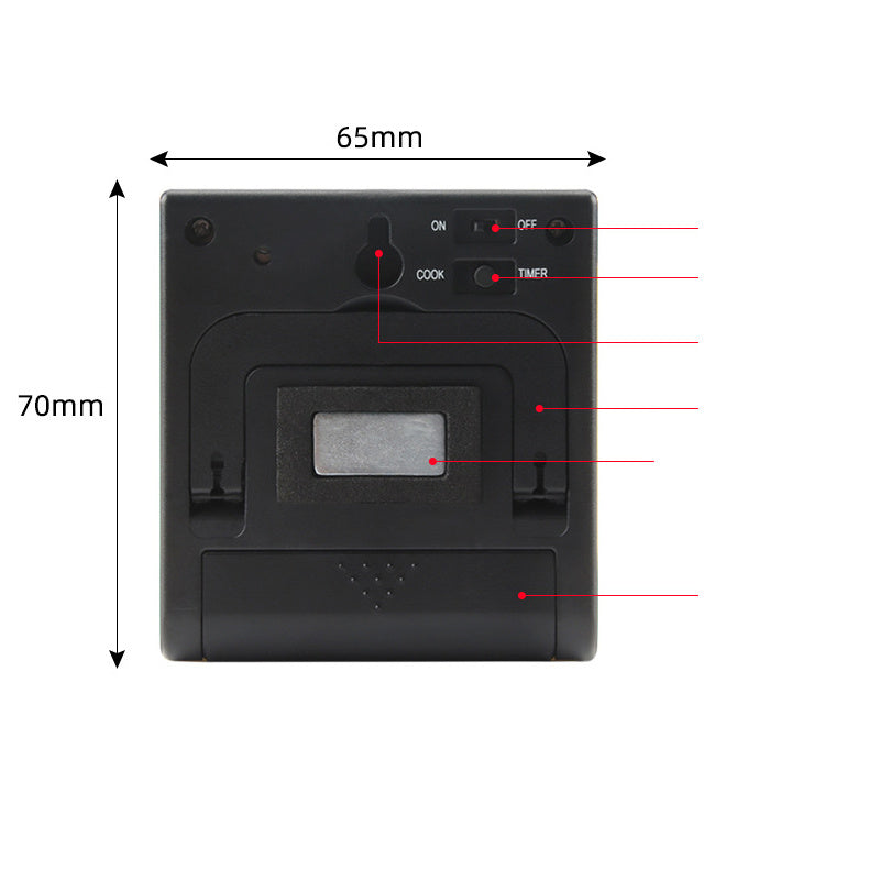 High Temperature Alarm Of Food Electronic Probe Digital Thermometer