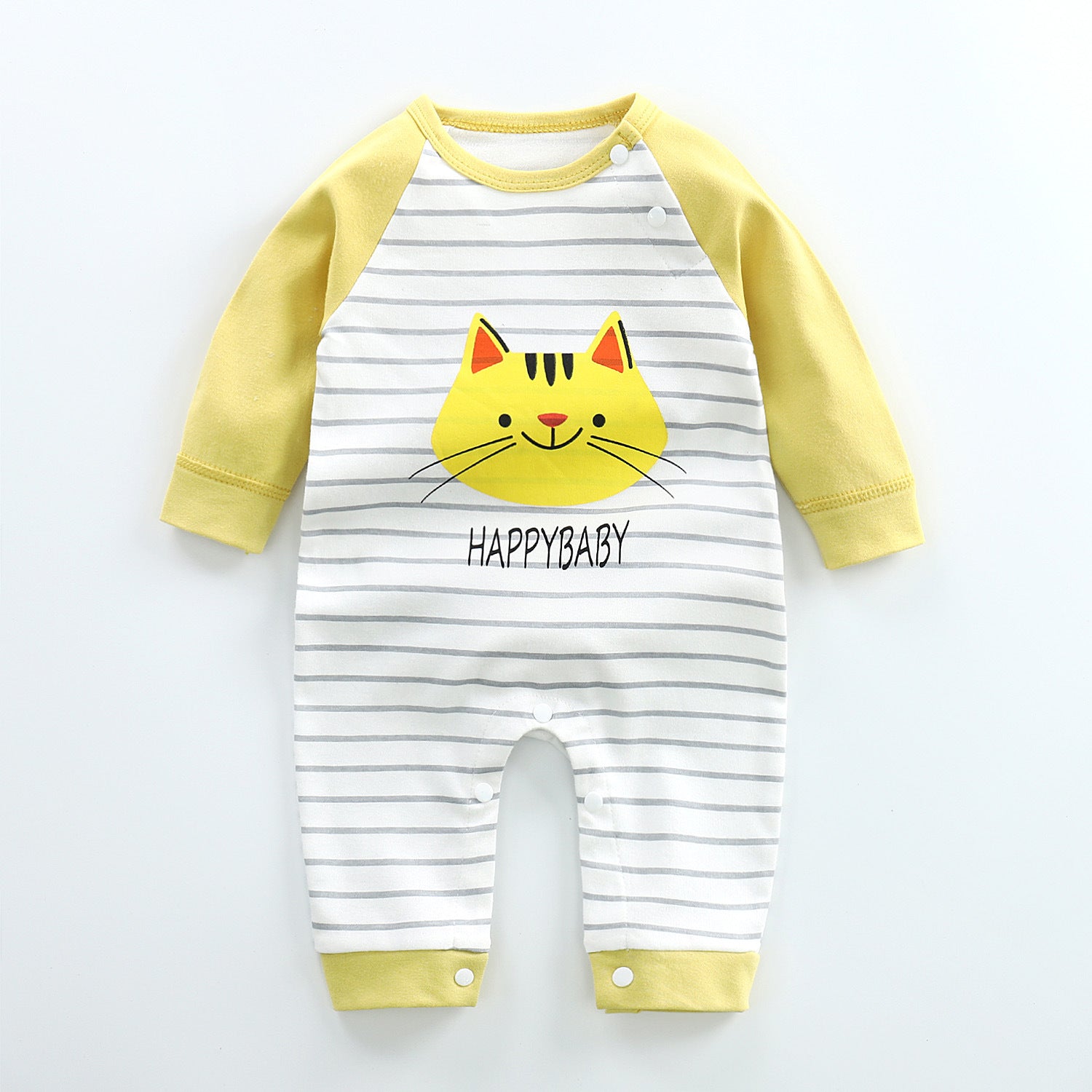 Baby Romper Long Sleeve Cartoon Printing Spring Autumn