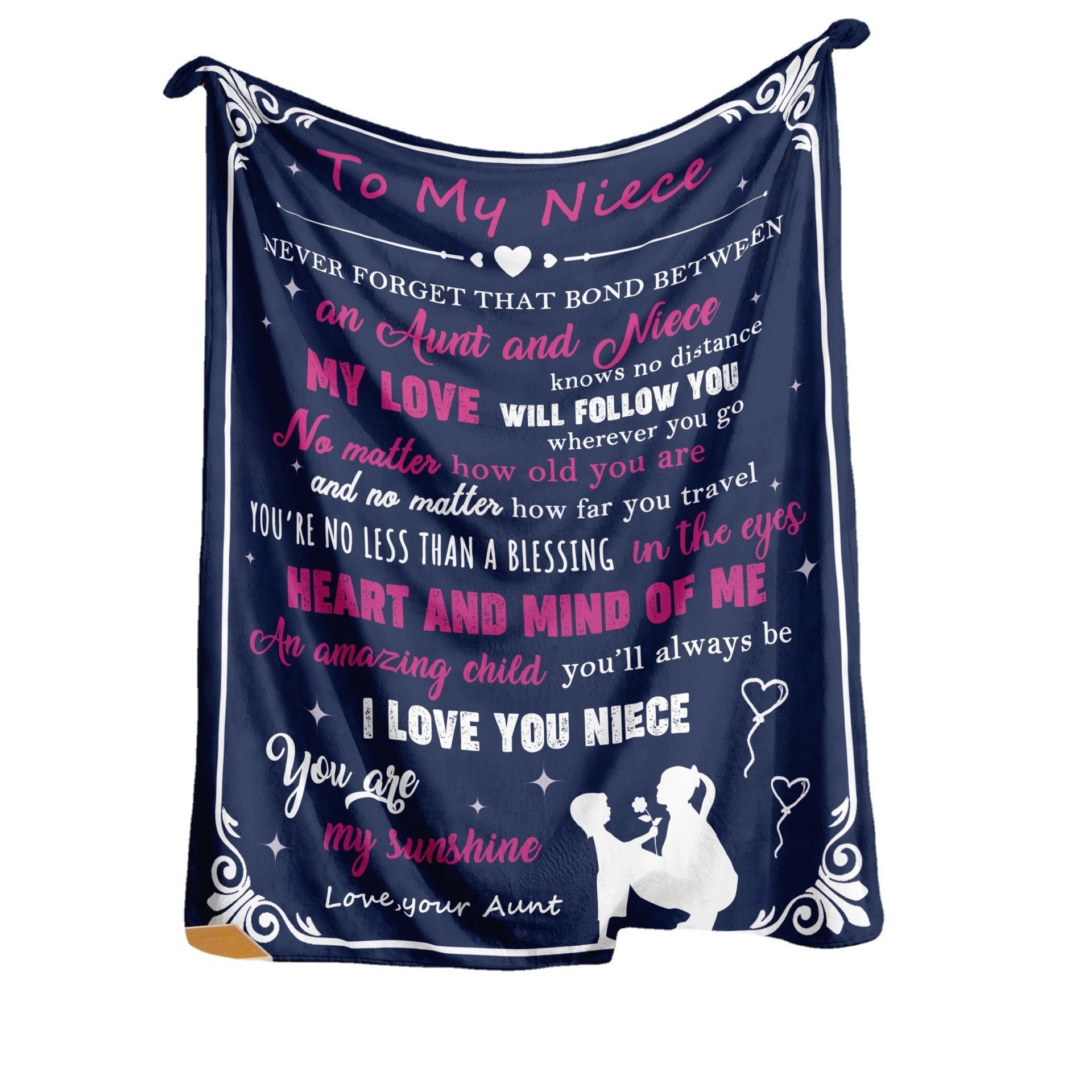 INS Printed Flannel Blanket Office Nap Shawl Blanket Single Small Square Blanket