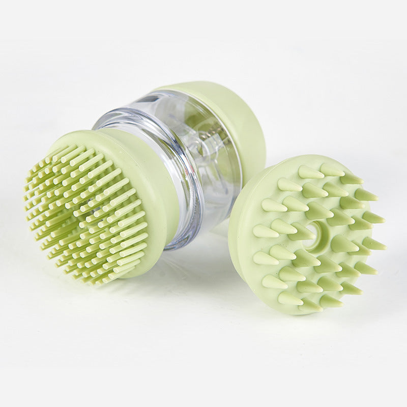 Brosse de massage multifonctionnelle pour le bain des animaux de compagnie